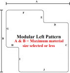 Executive Supreme Modular Left 60 x 72