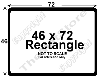 Standard Executive Rectangle 46 x 72